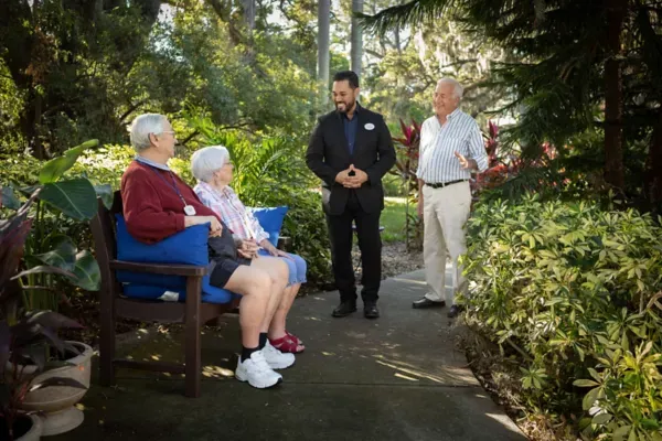 Garden, Brookdale Desert Ridge, Memory Care in Phoenix, AZ