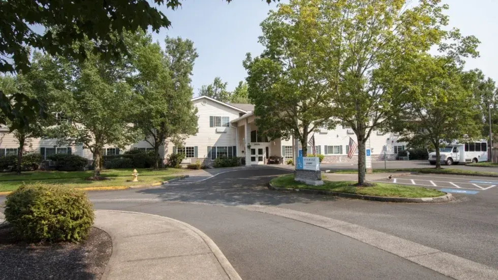 Welcoming retirement community surrounded by greenery, offering a serene and friendly atmosphere., Cadence Lakewood
