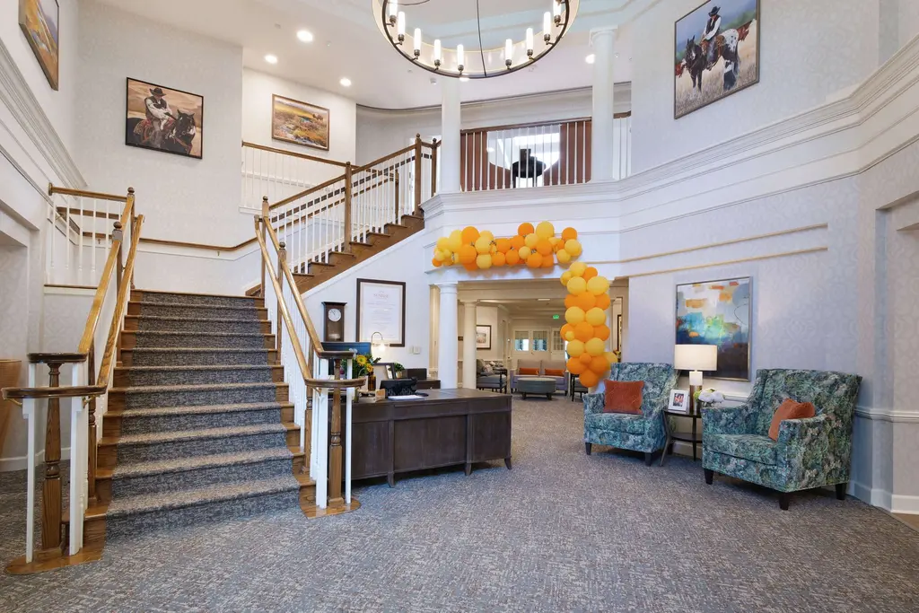 Sunrise at Pinehurst | Lobby, Sunrise Assisted Living at Pinehurst, Assisted Living in Denver, CO