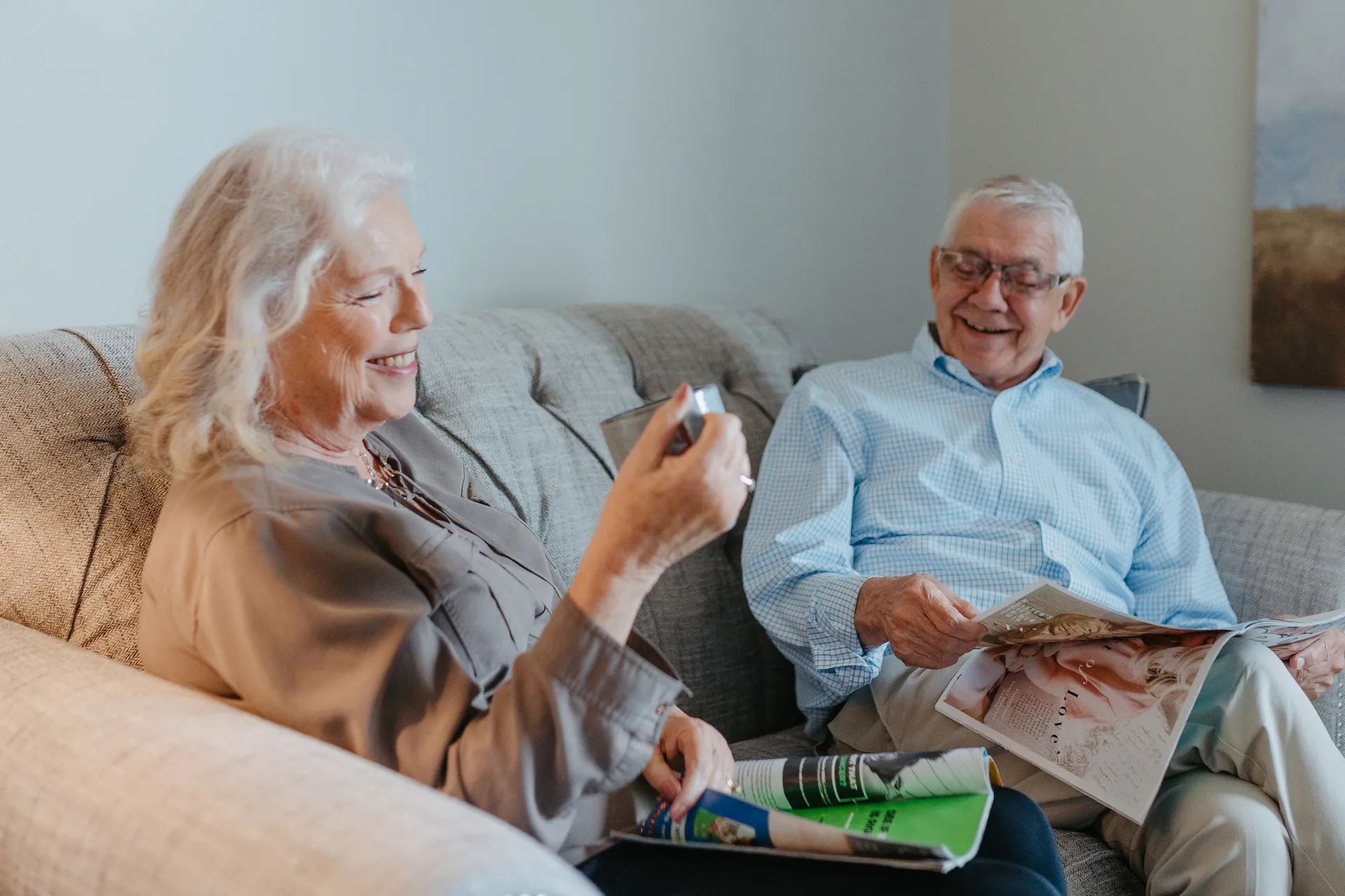 Living Room, The Springs of Richmond, Assisted Living in Richmond, IN