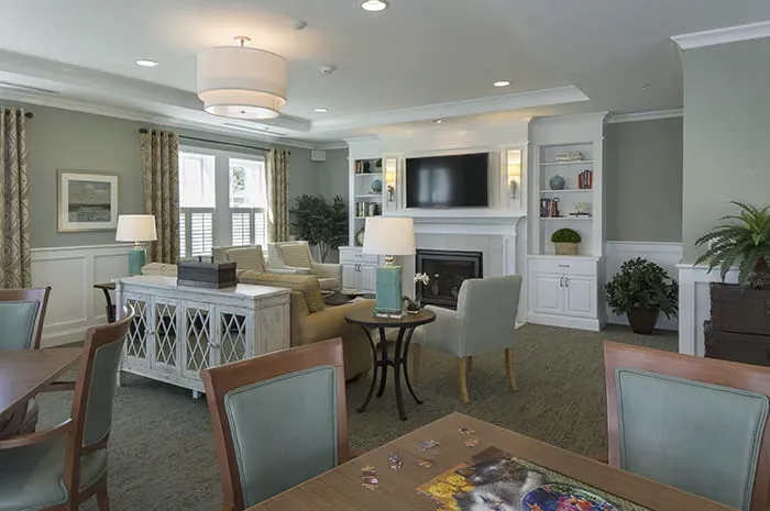 Brightview Tenafly Activity Room - New Jersey Senior Living