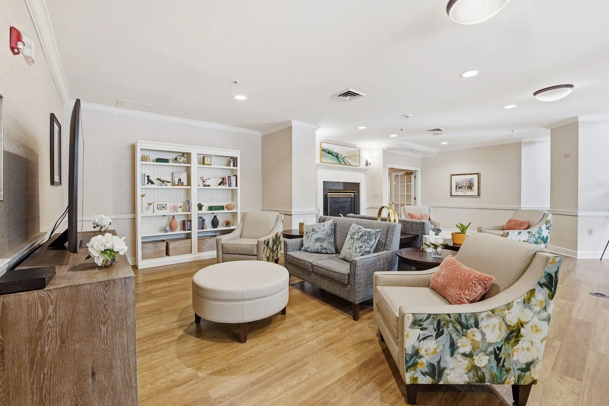 Living Room, Sunrise of Raleigh, Assisted Living in Raleigh, NC