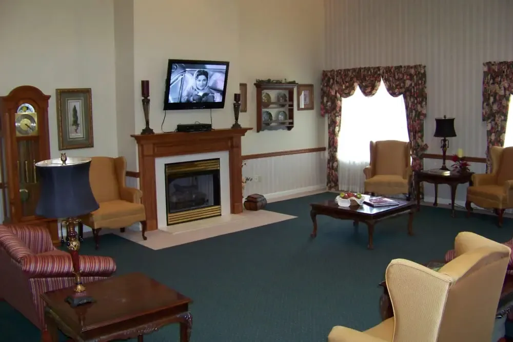 Living Room, Briar Hill Health Campus, Assisted Living in North Baltimore, OH