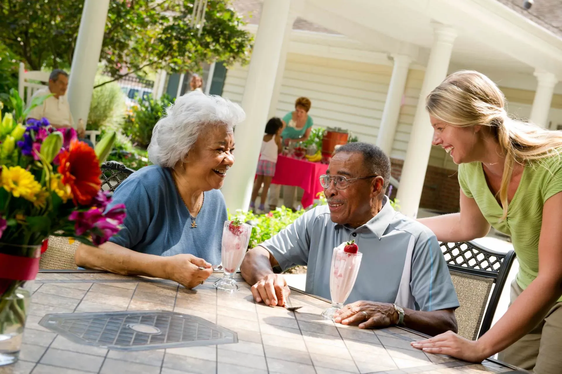 Patio, Rest Assured Living Center, Assisted Living in Meyersdale, PA