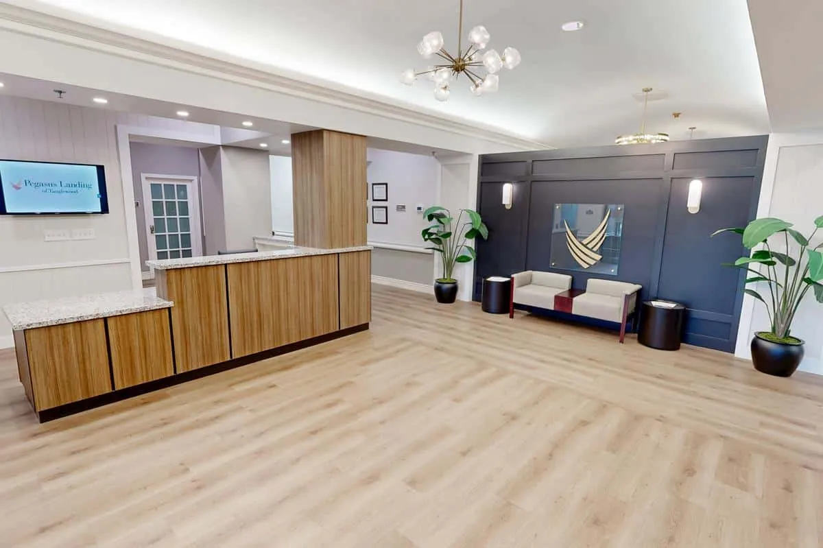 Lobby, The Farrington at Tanglewood, Assisted Living in Houston, TX