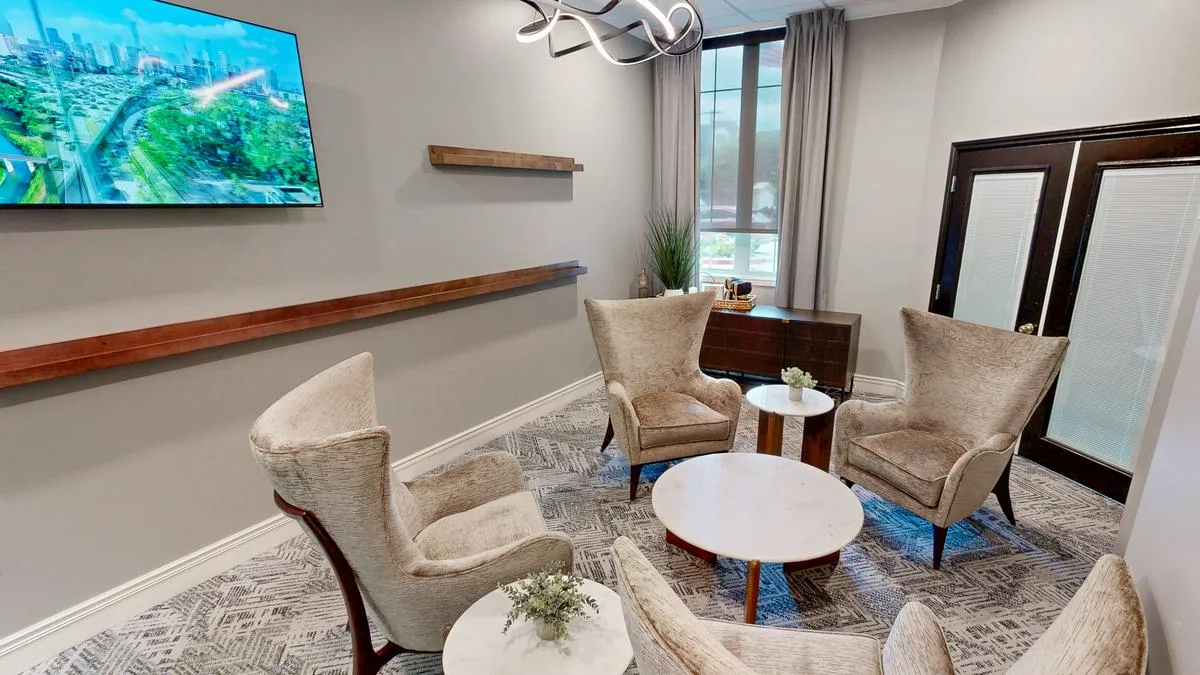 Lobby, The Farrington at Tanglewood, Assisted Living in Houston, TX