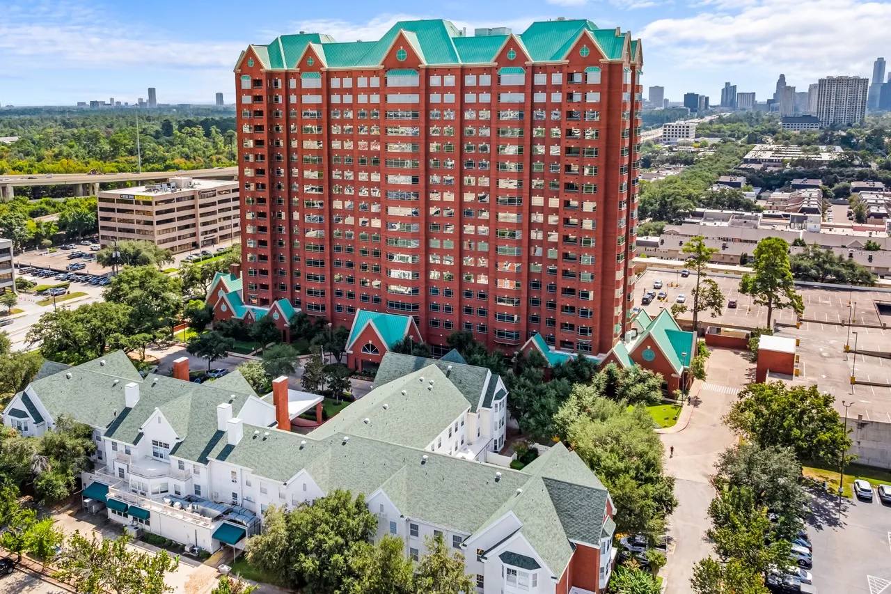Aerial, The Forum at Memorial Woods Healthcare Center, Nursing Home in Houston, TX