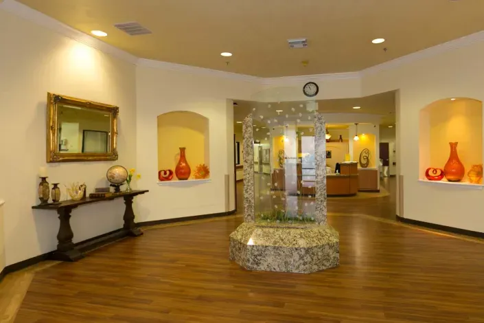 Lobby, Cambridge Health and Rehabilitation Center, Nursing Home in Richmond, TX