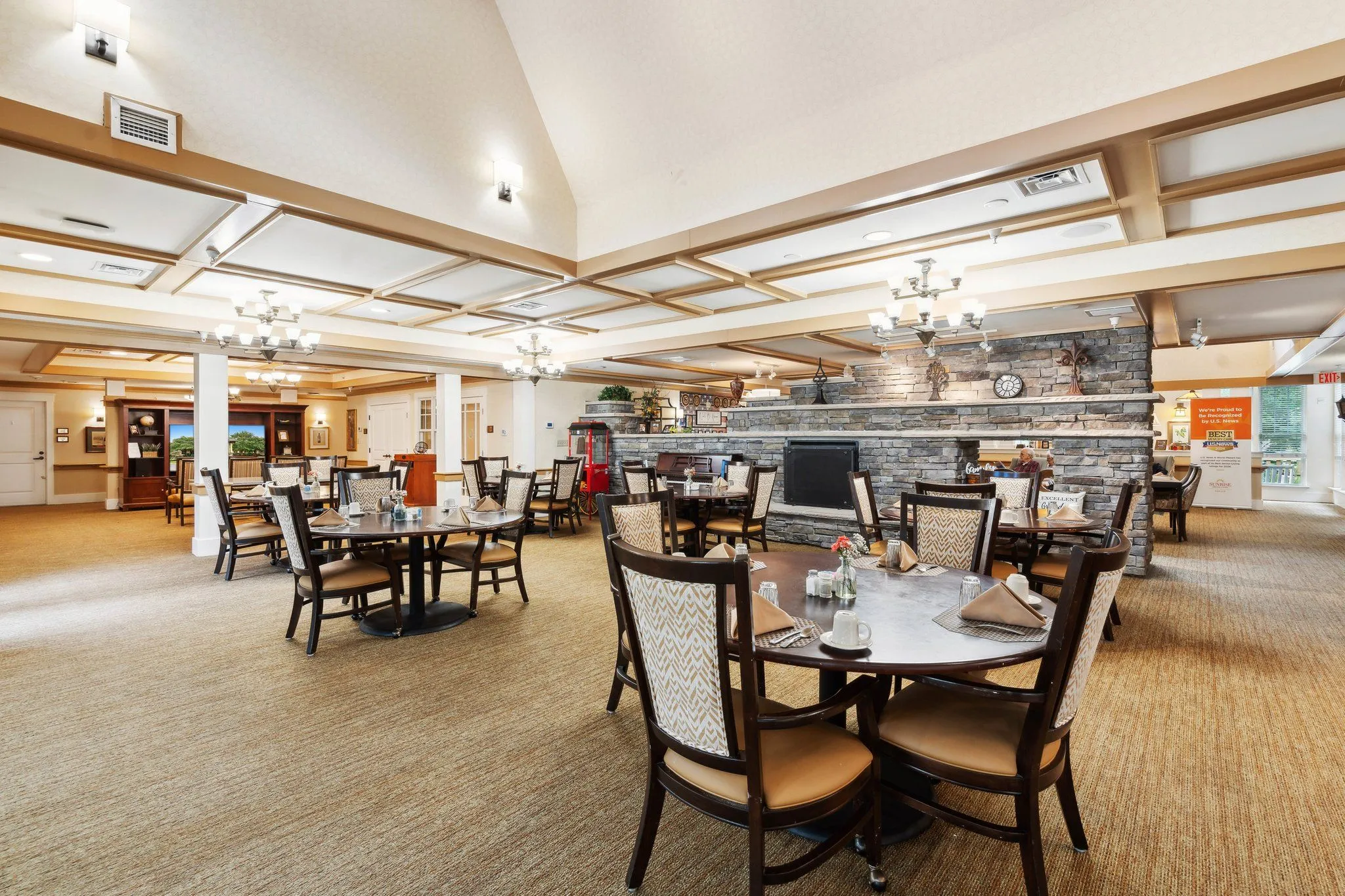 Dining Room I, Sunrise at Bon Air, Assisted Living in Richmond, VA